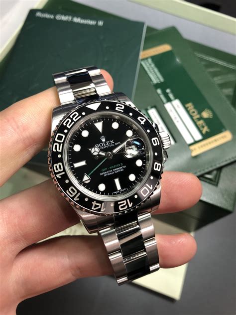 rolex gmt 2 black face|all black Rolex gmt.